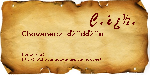 Chovanecz Ádám névjegykártya